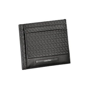 Calvin Klein Black Leather Mens Card Holder