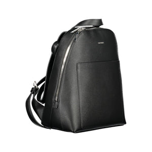 Calvin Klein Black Polyurethane Women Backpack