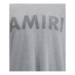 Amiri Gray Cotton T-Shirt