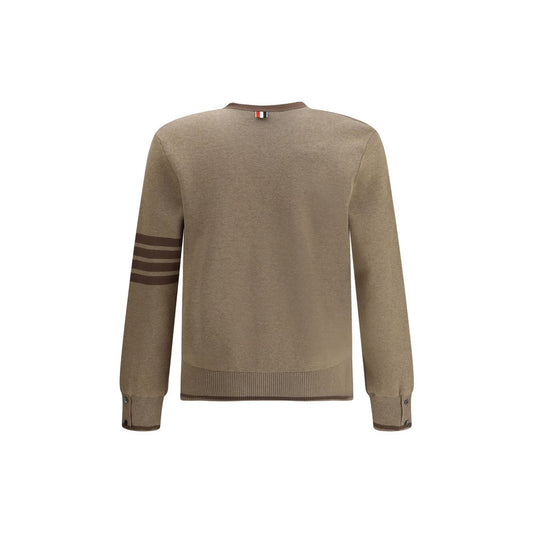 Thom Browne Brown Cotton Cardigan