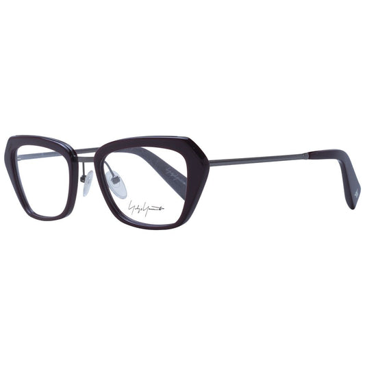 Yohji Yamamoto Burgundy Metal & Plastic Glasses (Frames)