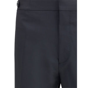 Dsquared² Black Fleece Wool Two-Piece Suit