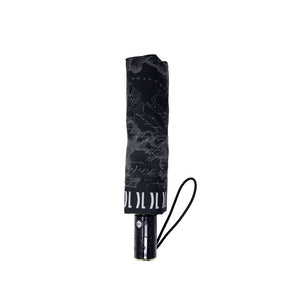 Alviero Martini Prima Classe Black Nylon Umbrella