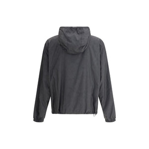 Versace Black Polyester Shell Jacket