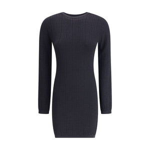 Balmain Black Viscose Casual Dress