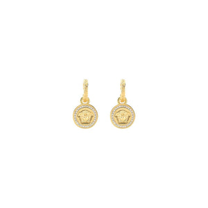 Versace Gold Brass Earrings