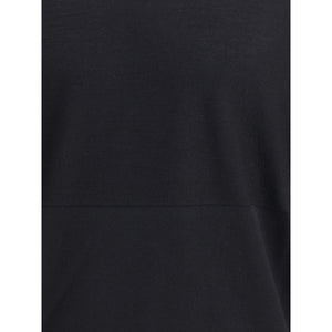 Jil Sander Black Fleece Wool Sweatshirt