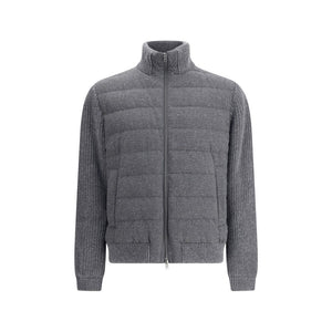 Herno Gray Wool Bomber