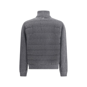 Herno Gray Wool Bomber