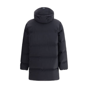 Herno Black Polyester Coat