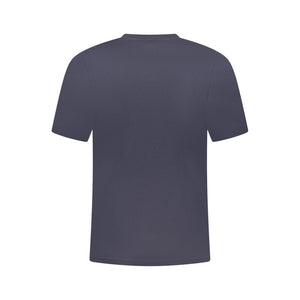 K-WAY Blue Cotton Men T-Shirt