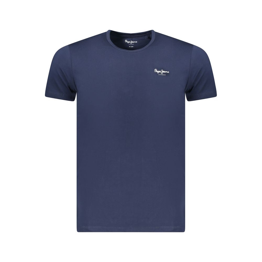 Pepe Jeans Blue Cotton Men T-Shirt