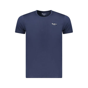 Pepe Jeans Blue Cotton Men T-Shirt