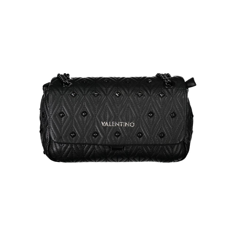Mario Valentino Black Polyurethane Women Shoulder Bag