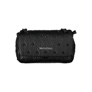 Mario Valentino Black Polyurethane Women Shoulder Bag