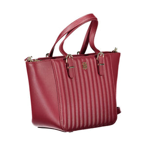 Tommy Hilfiger Red Polyurethane Women Handbag