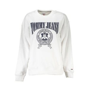 Tommy Hilfiger Bianco Cotton Women's Sweatshirt