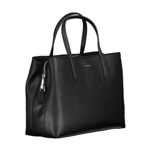 Calvin Klein Black Polyurethane Women Handbag