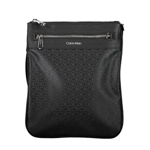 Calvin Klein Black Polyester Men's Shoulder Bag