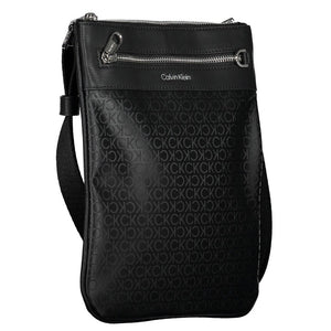 Calvin Klein Black Polyester Men's Shoulder Bag