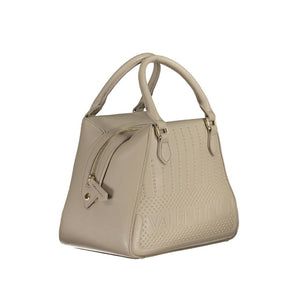 Mario Valentino Beige Polyurethane Women Handbag
