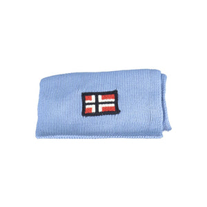 Norway 1963 Azzurro Acrylic Mens Scarf