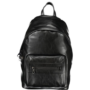 Calvin Klein Black Polyester Men Backpack