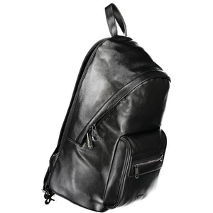 Calvin Klein Black Polyester Men Backpack
