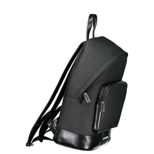 Calvin Klein Black Polyester Men Backpack