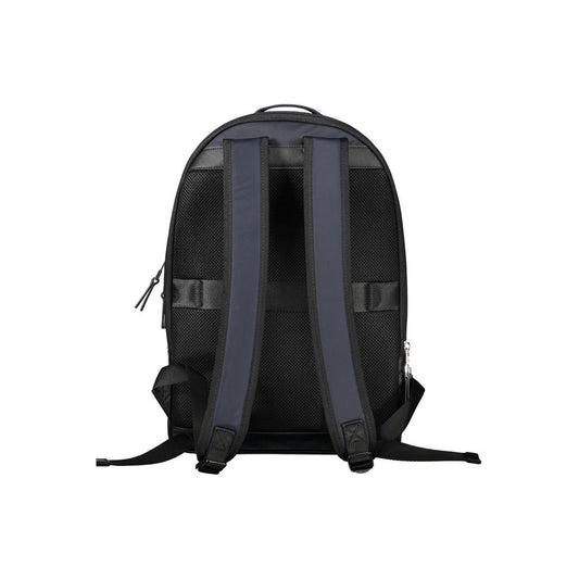 Tommy Hilfiger Blue Recycled Polyester Men Backpack