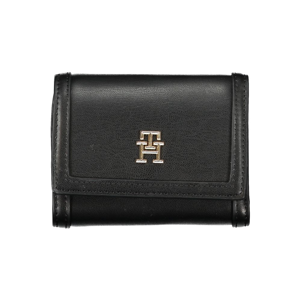 Tommy Hilfiger Nero Poliuretano Women Wallet