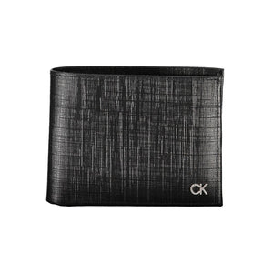 Calvin Klein Black Leather Mens Wallet