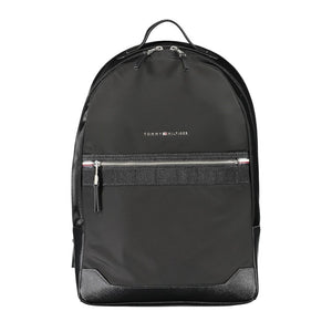 Tommy Hilfiger Black Polyester Men's Backpack