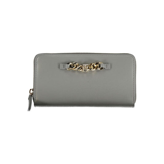 Tommy Hilfiger Grigio Polyurethane Woman Wallet