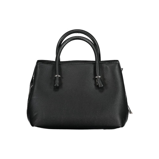 Tommy Hilfiger Black Polyurethane Women Handbag
