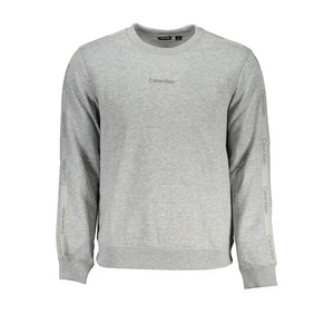 Calvin Klein Gray Polyester Men Sweater