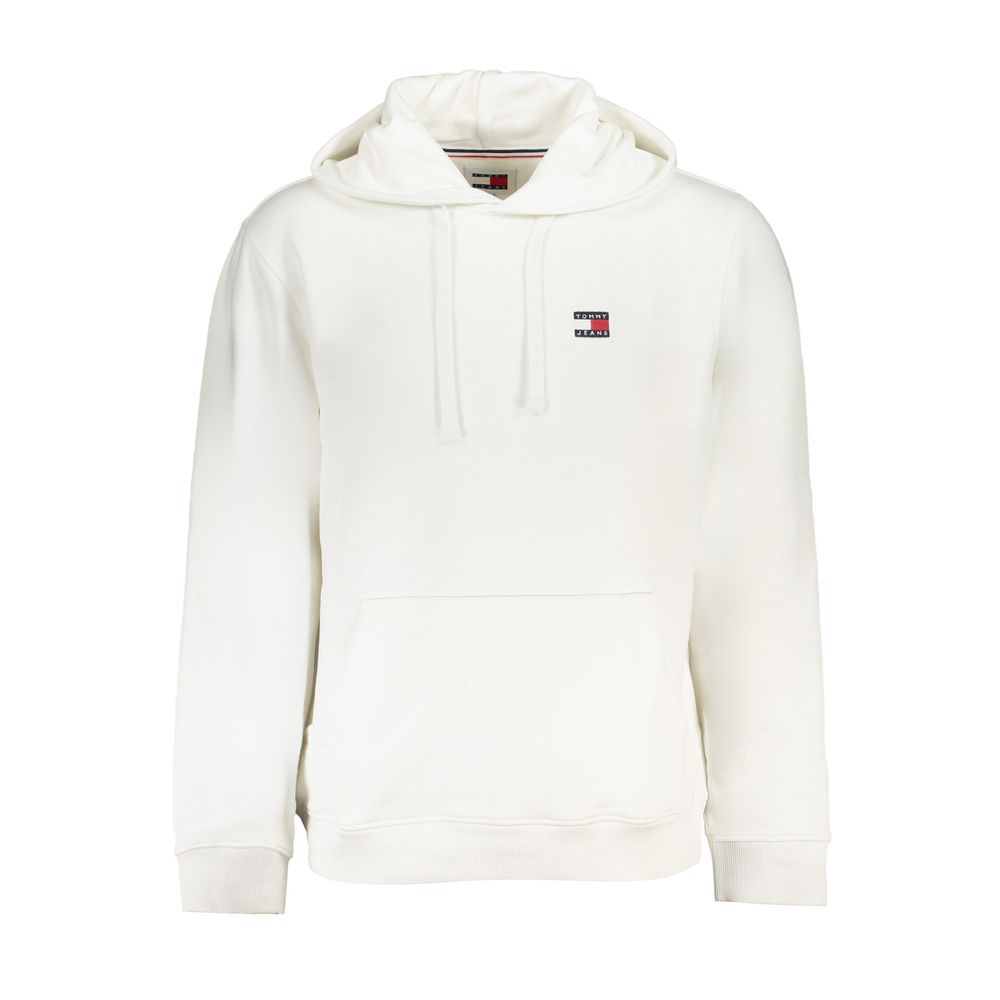Tommy Hilfiger Bianco Cotton Men's Sweatshirt with Hood