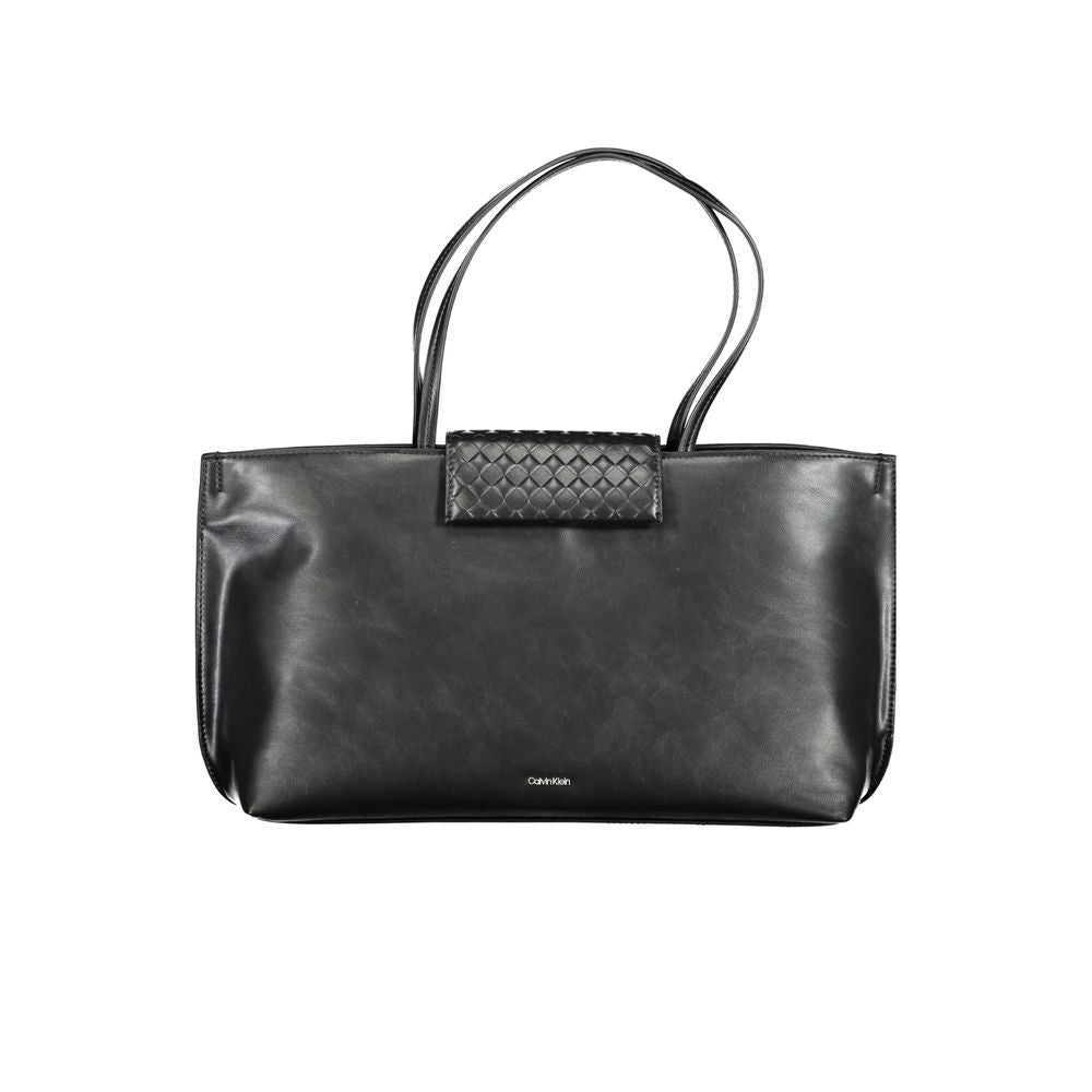 Calvin Klein Nero Polyester Women Shoulder Bag