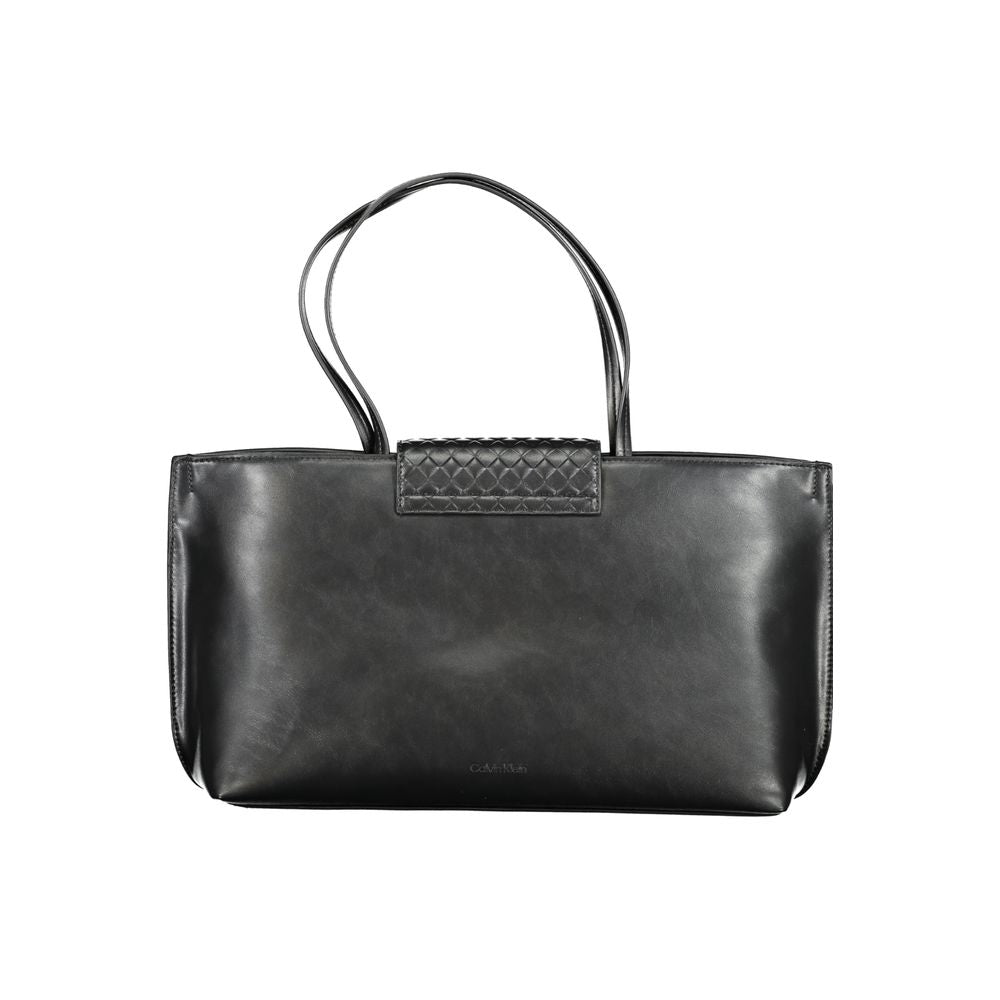 Calvin Klein Nero Polyester Women Shoulder Bag