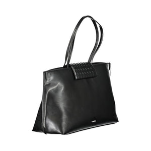 Calvin Klein Nero Polyester Women Shoulder Bag