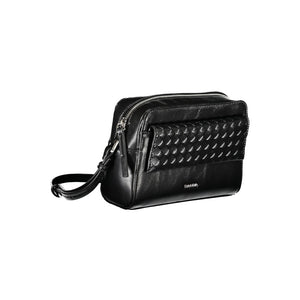 Calvin Klein Black Polyester Women Shoulder Bag