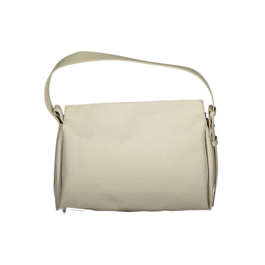 Calvin Klein Beige Polyester Women Handbag