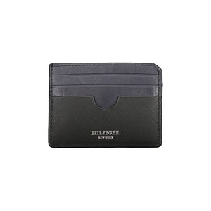 Tommy Hilfiger Black Leather Men Wallet