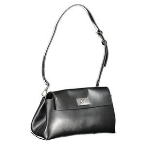 Calvin Klein Nero Polyurethane Women Shoulder Bag