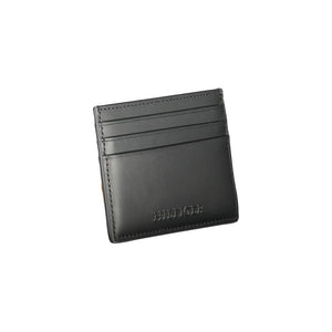 Tommy Hilfiger Black Leather Men Wallet