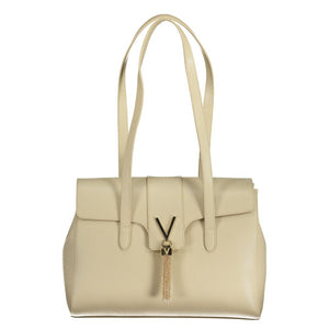 Mario Valentino Beige Polyurethane Women Handbag