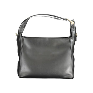 Mario Valentino Black Polyurethane Women Handbag