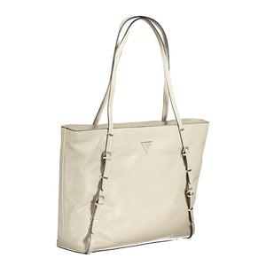 Guess Jeans Beige Polyurethane Women's Handbag
