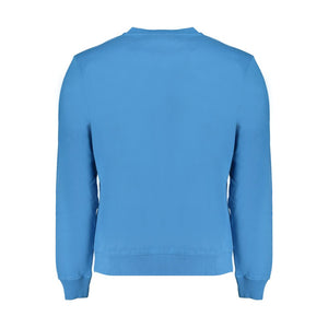 Napapijri Blue Cotton Men Sweater