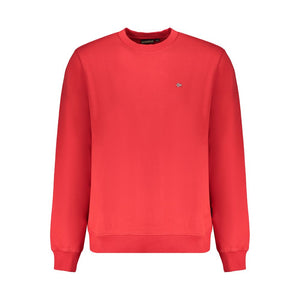 Napapijri Red Organic Cotton Men Sweater